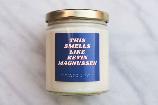 This Smells Like Kevin Magnussen Candle