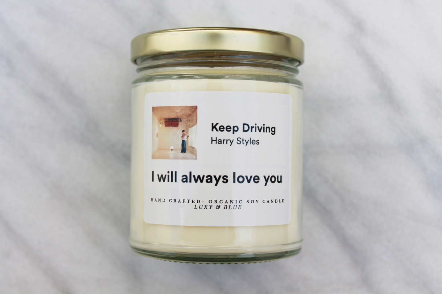 I Will Always Love You Candle