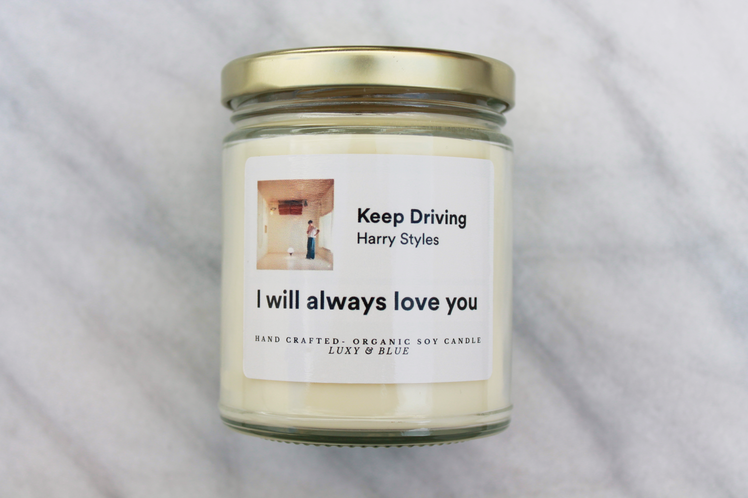 I Will Always Love You Candle