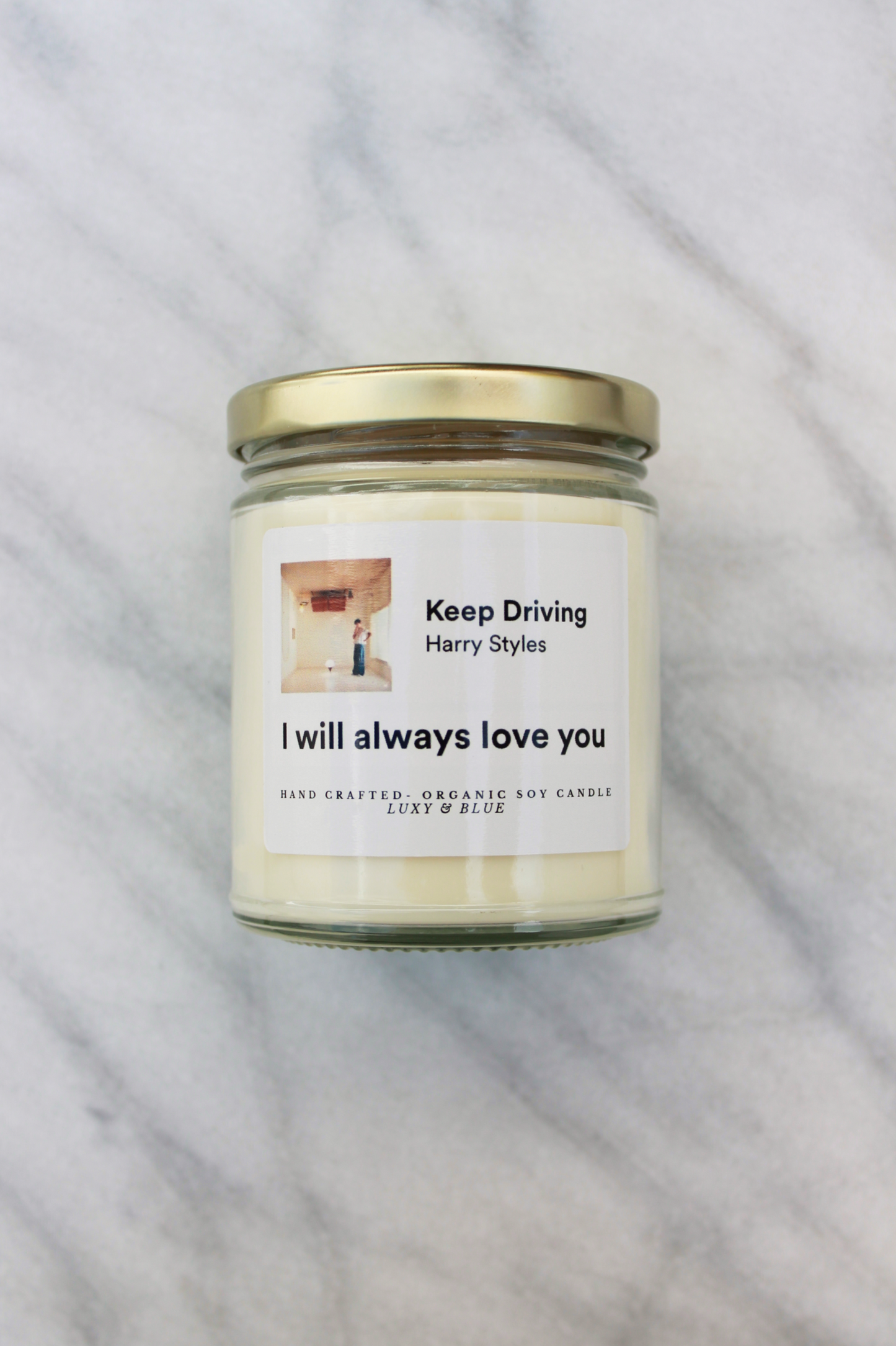 I Will Always Love You Candle