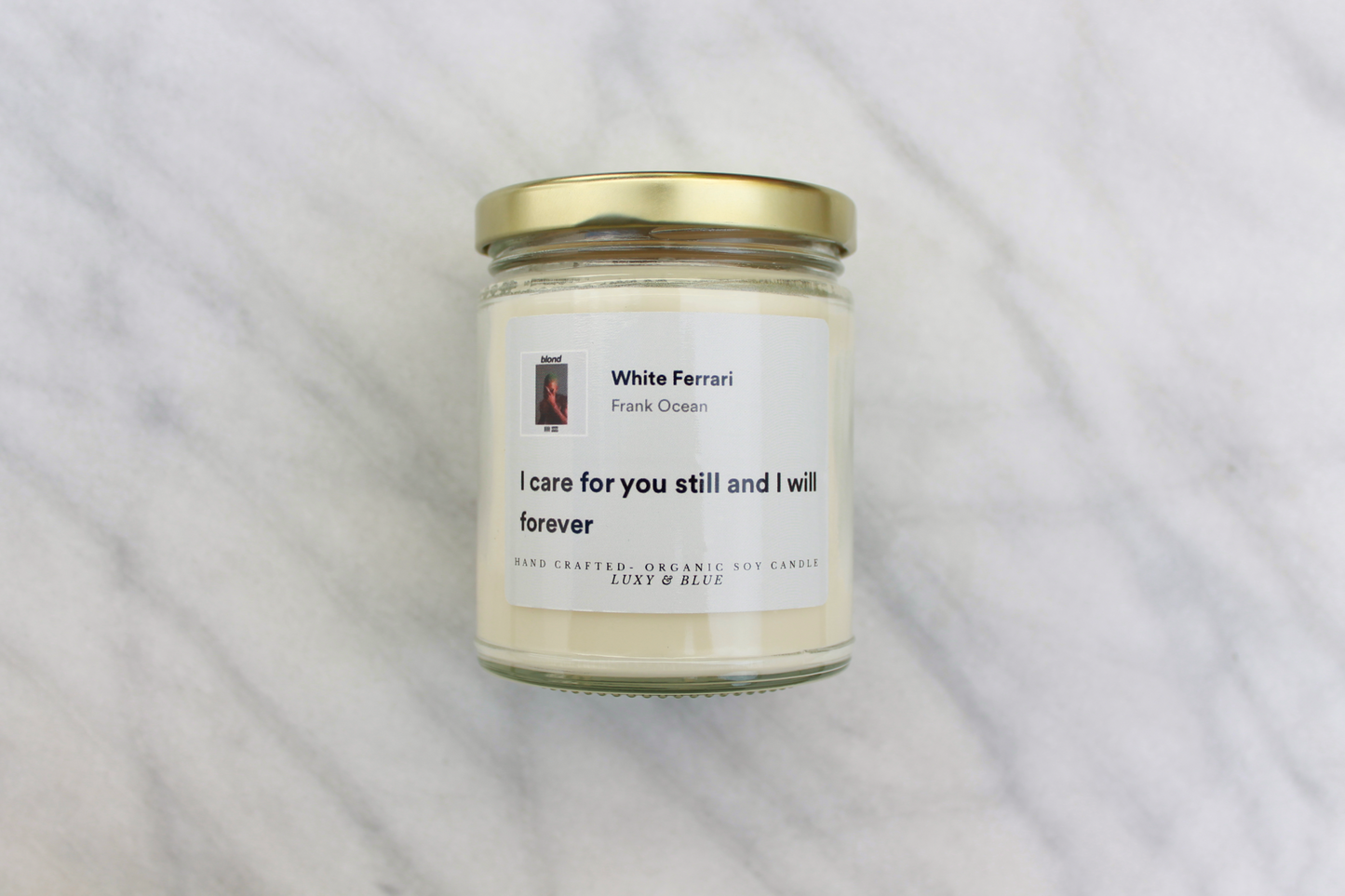 I Care For You Candle