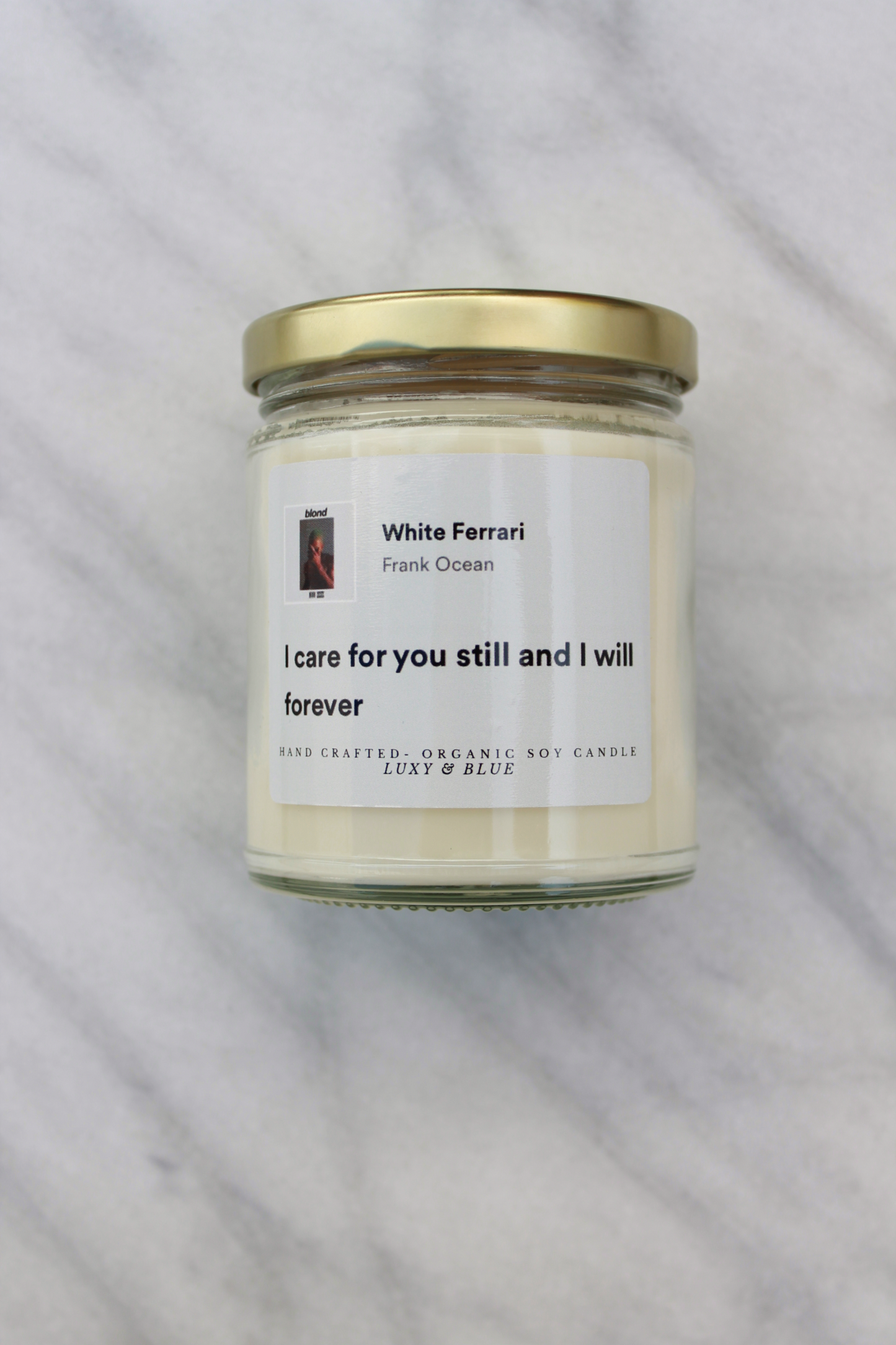 I Care For You Candle