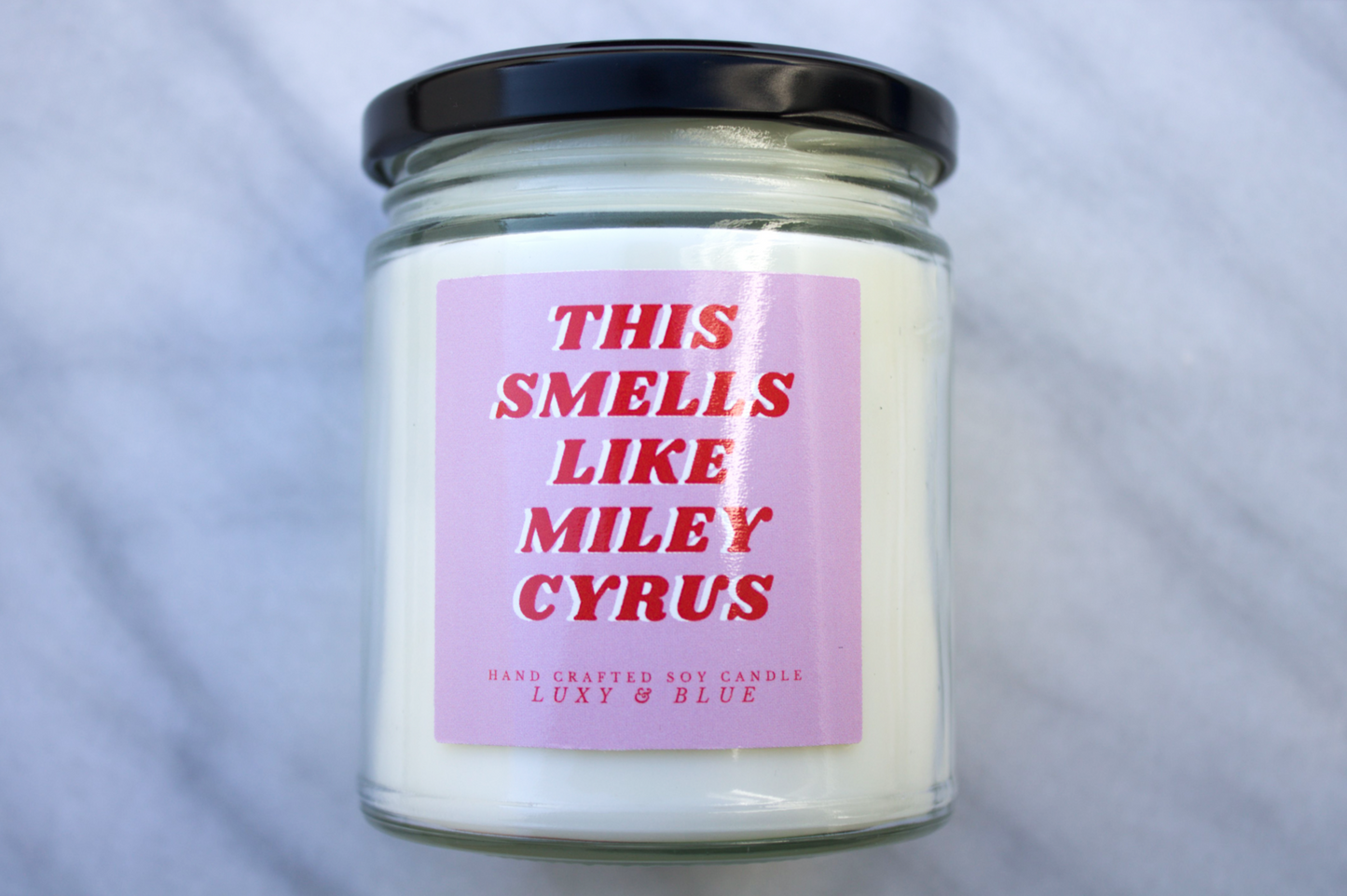 This Smells Like Miley Candle