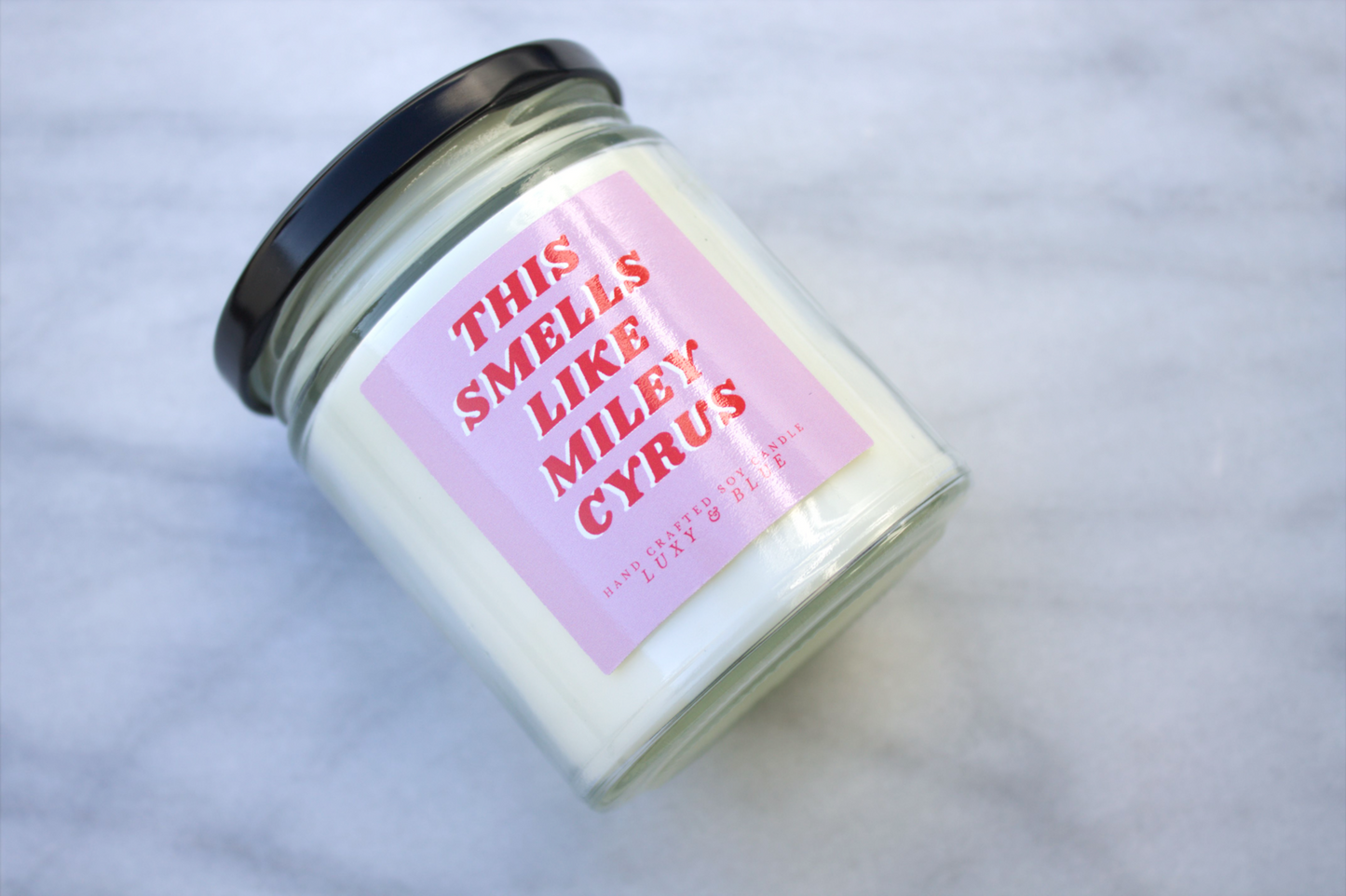 This Smells Like Miley Candle