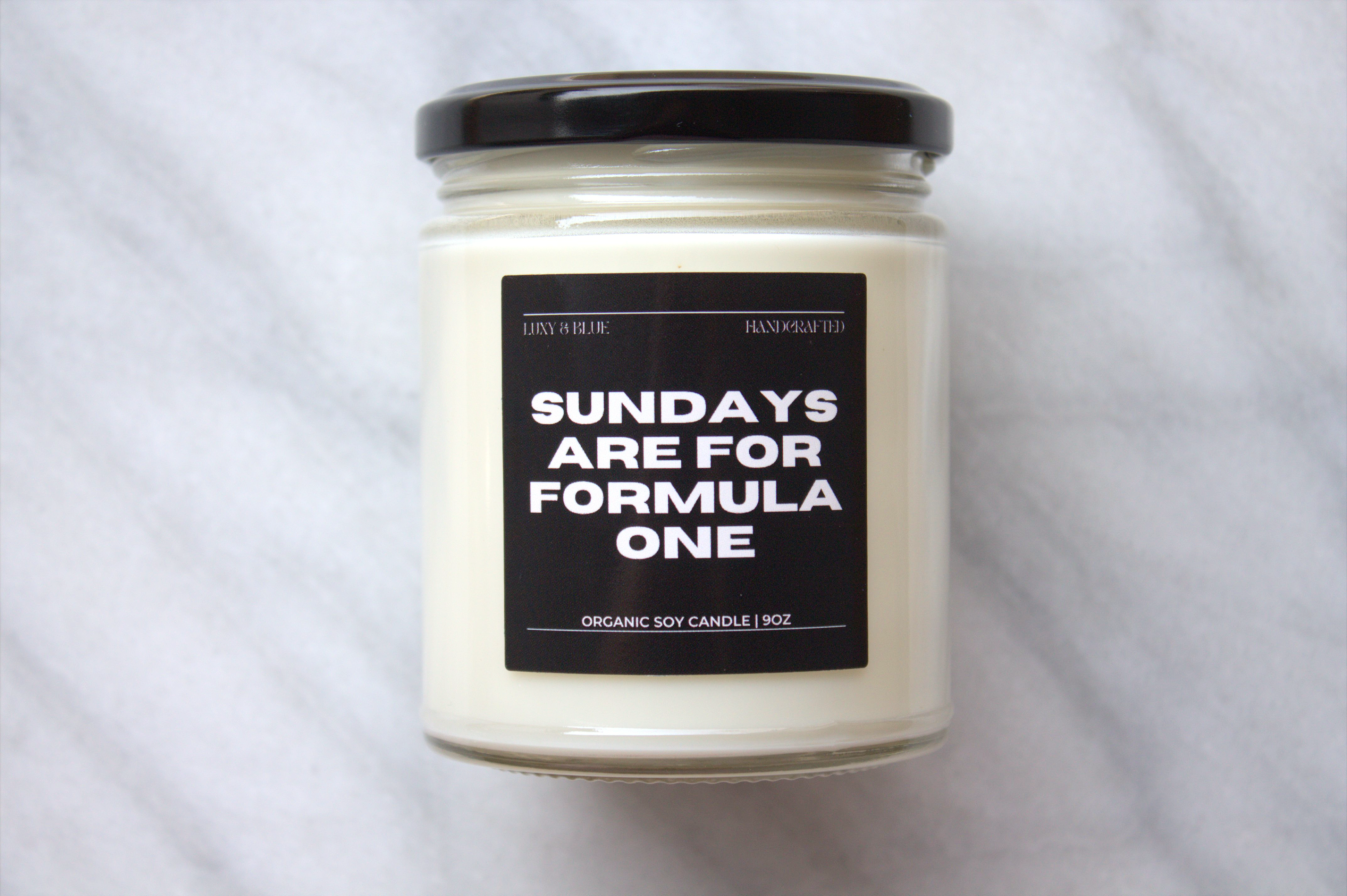 Sundays Are For Formula One Candle