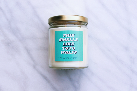 This Smells Like Toto Wolff Candle