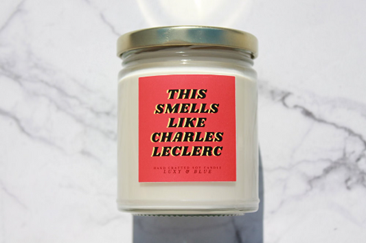 This Smells Like Charles Leclerc Candle