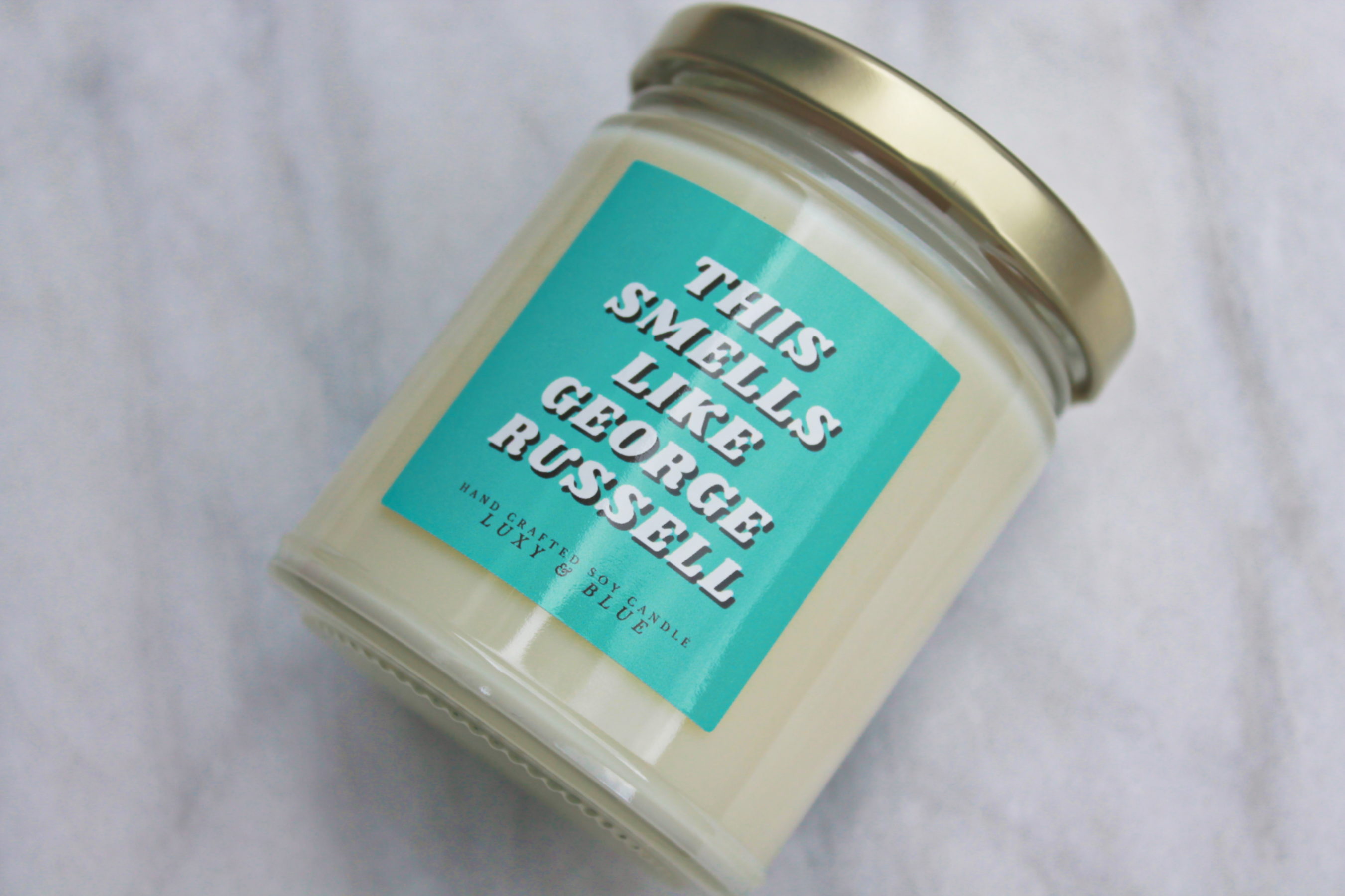 This Smells Like George Russell Candle